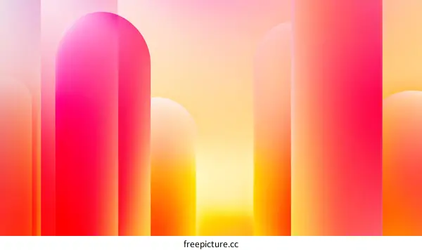 Abstract Gradient Geometric Shapes Background Design