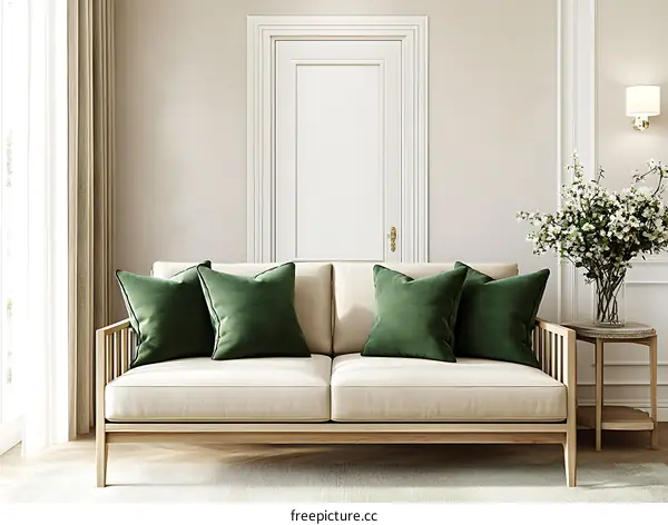 Modern Living Room Interior Design with Sofa