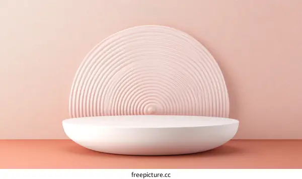 Modern Minimalist Aesthetic Product Display