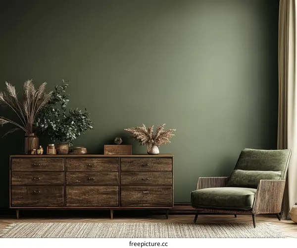 Modern Rustic Living Room Interior Design