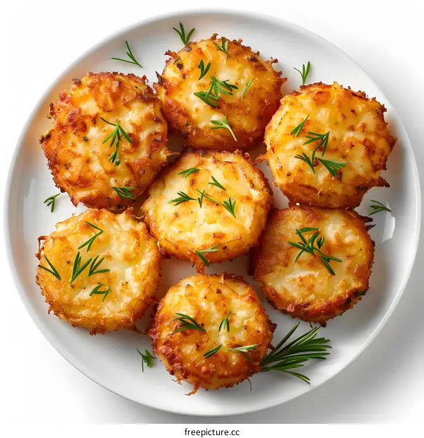 Crispy potato pancakes