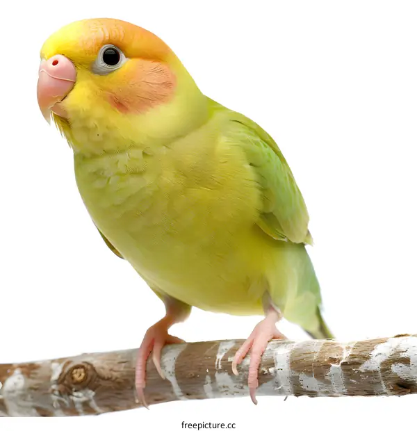 Green Cheeked Conure Perched on Branch