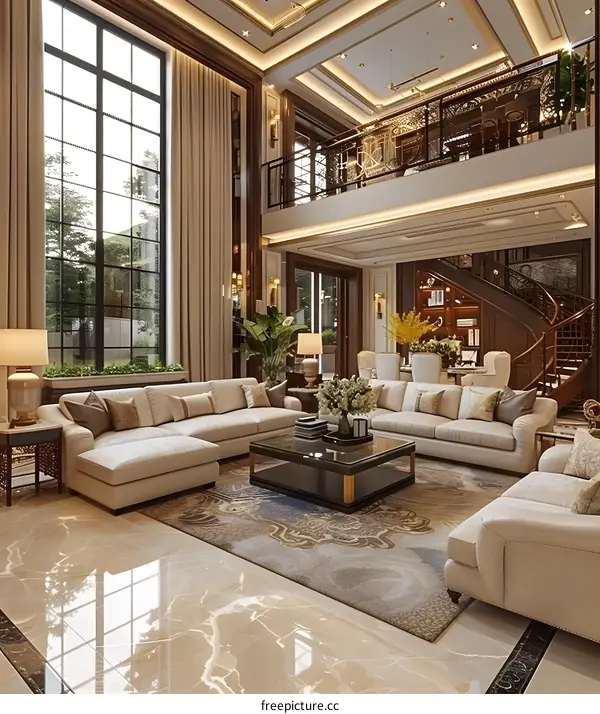 Bright and Airy Living Room Interior Design