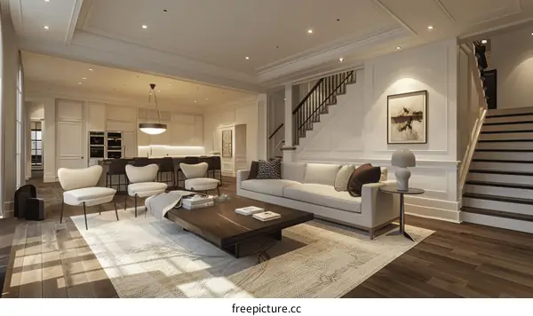 Modern Living Room with Minimalist Design