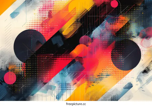 Geometric Shapes and Colors Collide