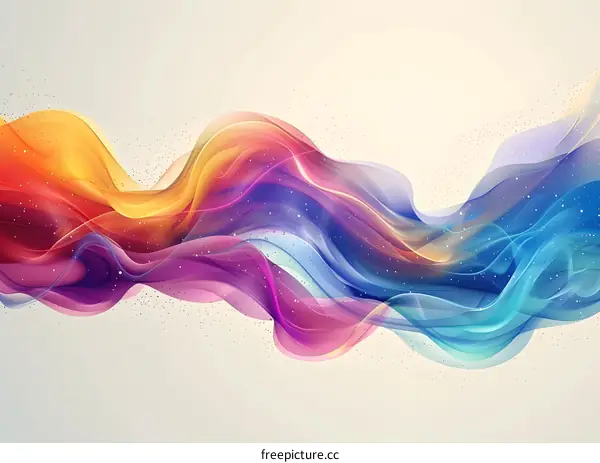 Colorful abstract wave design background