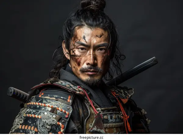 Portrait of a samurai