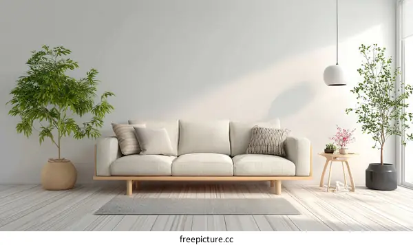 Modern Minimalist Living Room Interior Design