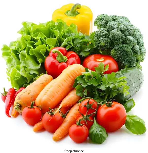 Fresh vegetables and fruits