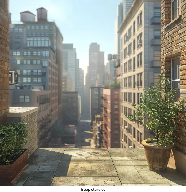 Manhattan City Skyline at Night