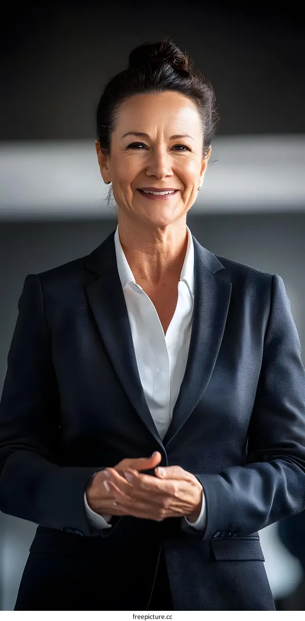 Portrait of a Businesswoman Smiling