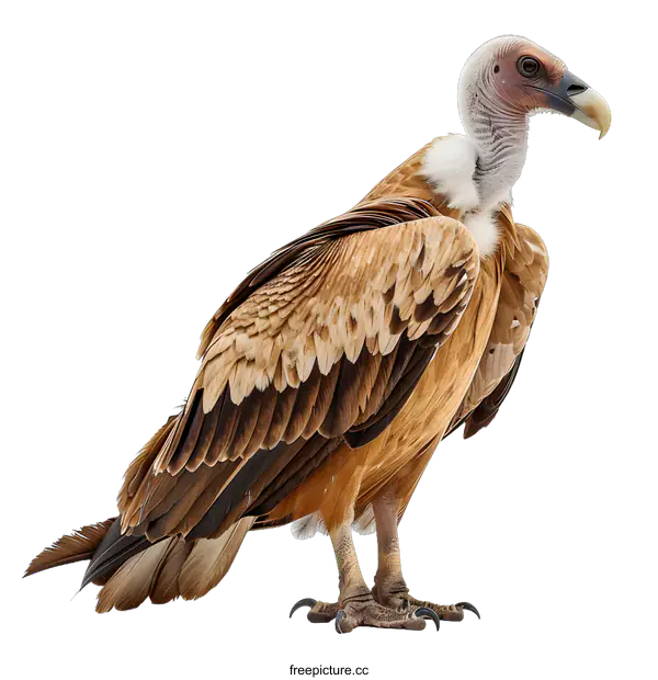 [Transparent Background PNG]Close up of a vulture