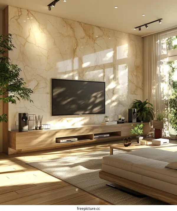 Living Room TV Background Wall Decoration Ideas