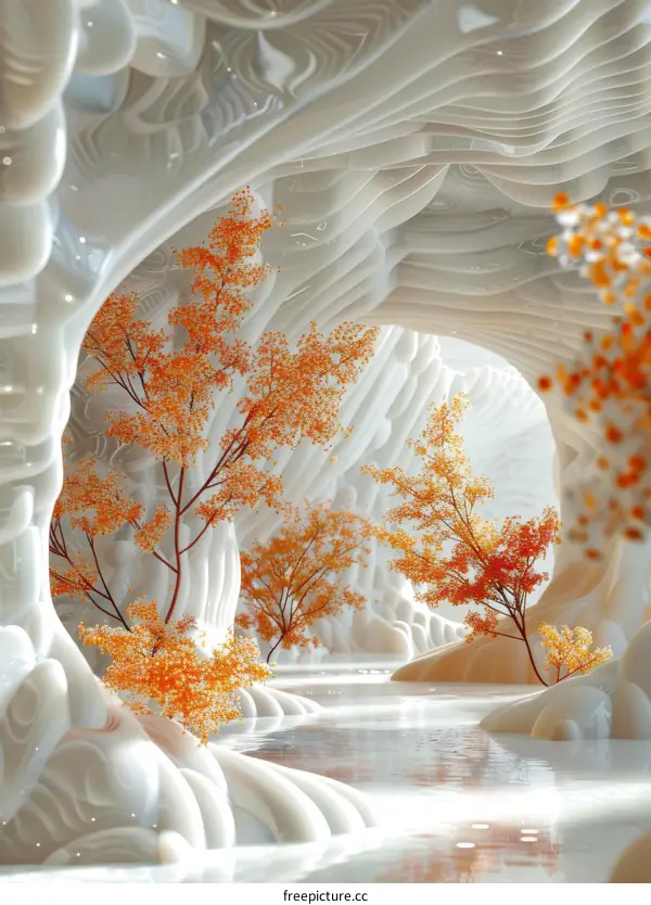 Celestial Symphony in the Autumnal Forest