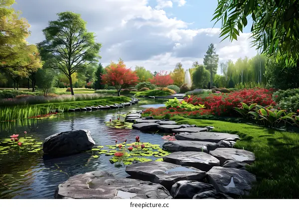 Landscape design效果图