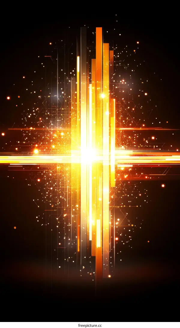 Abstract Energetic Burst Background Design