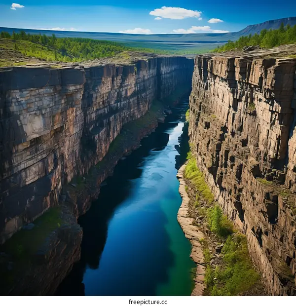 The Grand Canyon of the Yenisei River in Russia
