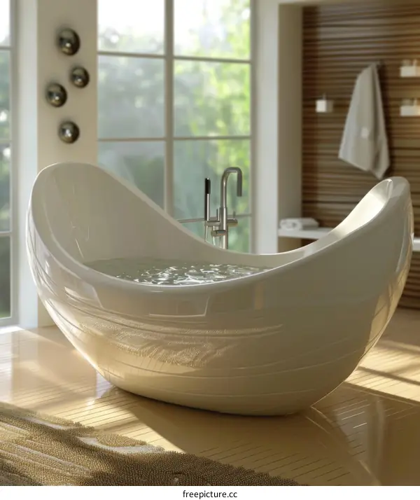 Modern Stylish Luxury Bathtub Interior Design