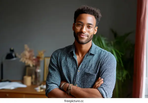 Portrait of a Confident Black Man