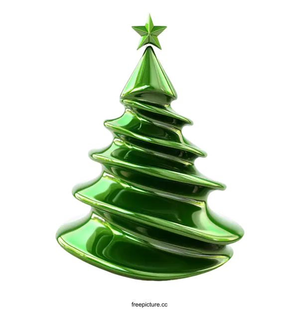 [Transparent Background PNG]Abstract Christmas Tree Design Illustration