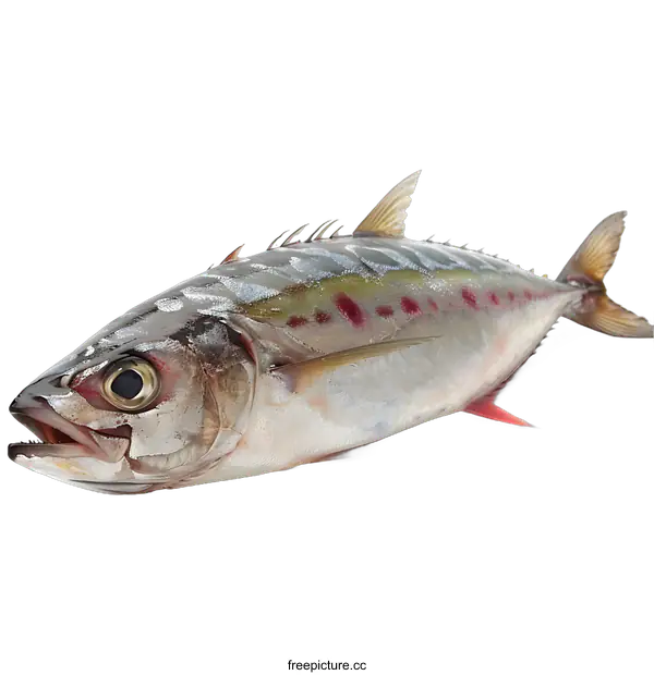 [Transparent Background PNG]Fresh Raw Fish on White Background