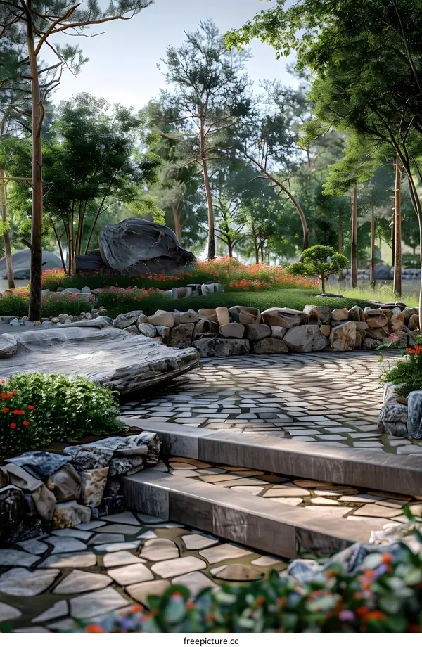 Landscape architecture design renderings