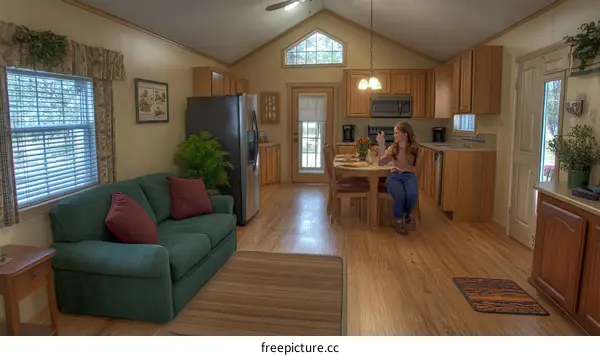 Small Home Interior Design with One Person