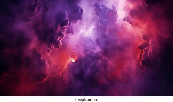 Colorful Smoke Abstract Background