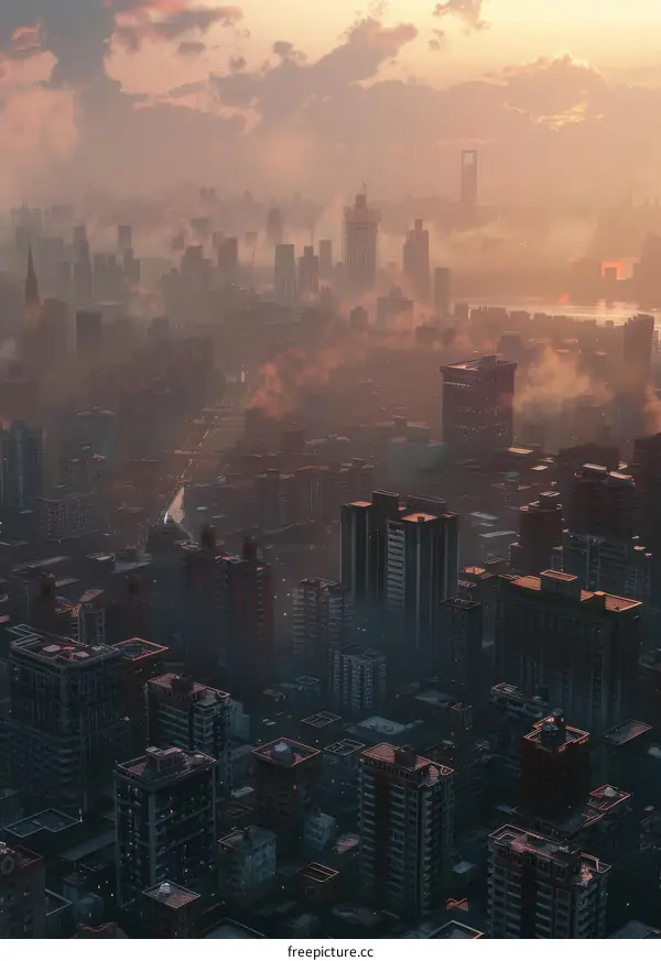 Skyline Metropolis: A Vibrant Cityscape