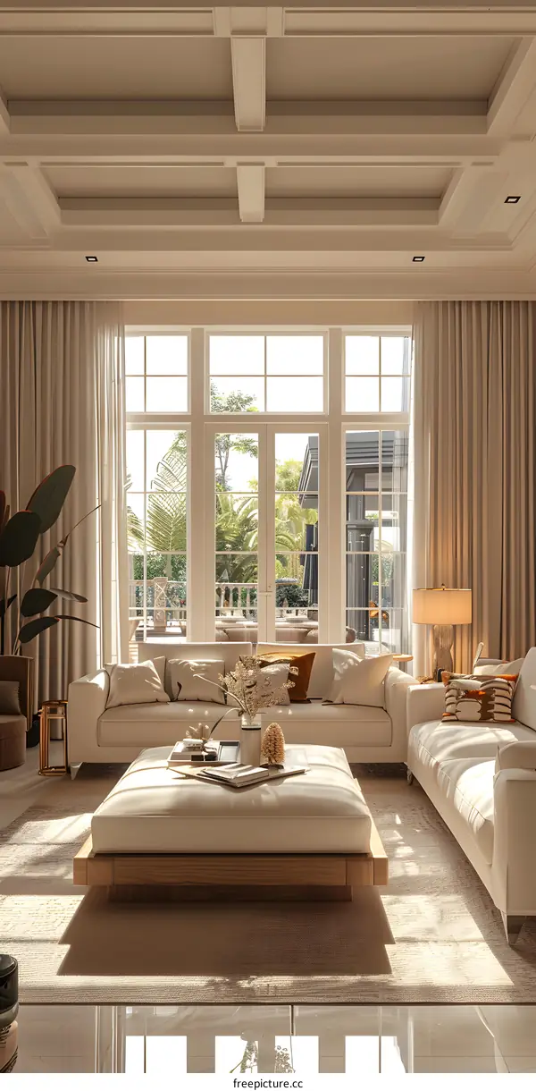 Modern living room interior design