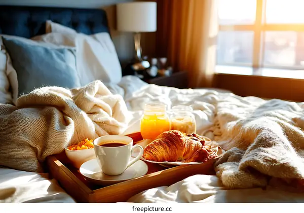 Cozy Bedroom Breakfast Tray