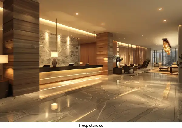 Modern Hotel Lobby Interior Design