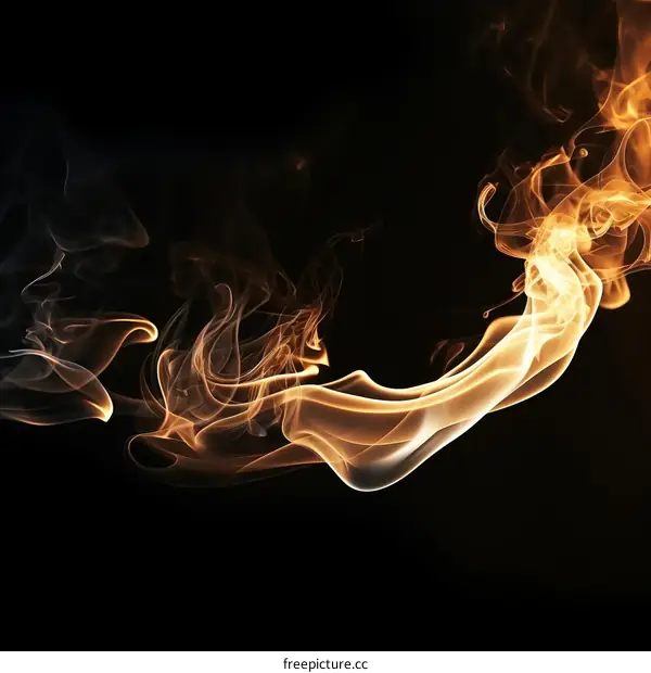 Smoke and Fire Abstract