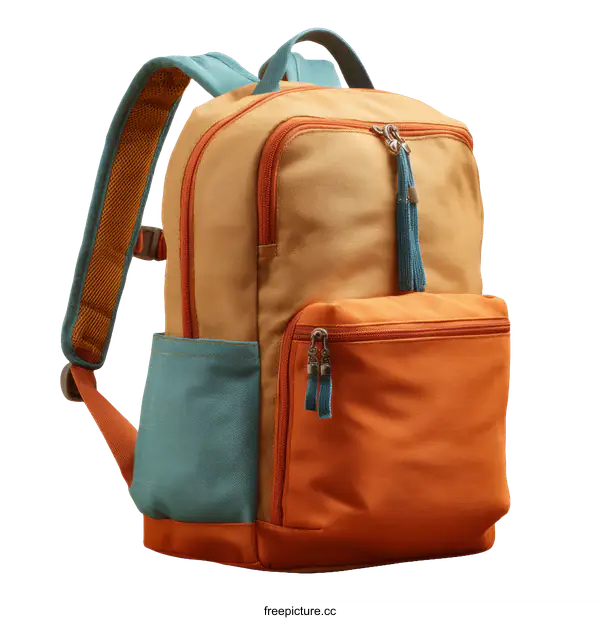 [Transparent Background PNG]Colorful Multi-Colored Backpack