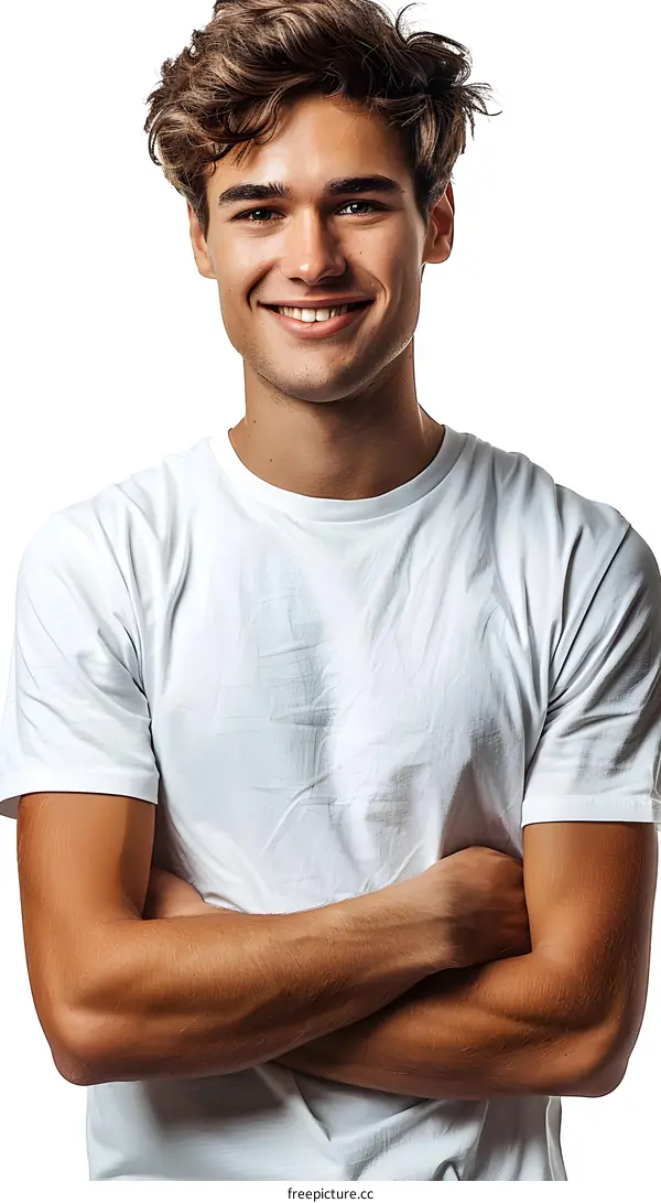 Portrait of a handsome young man