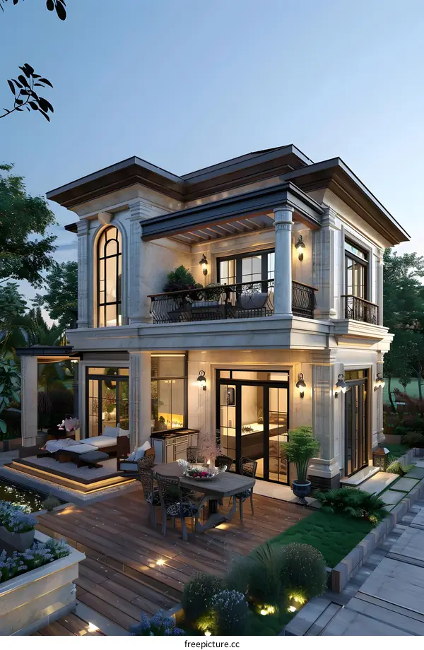 Modern style villa