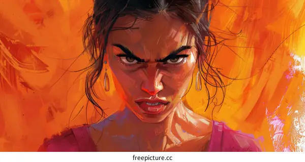 portrait of a young latina woman with brown hair and brown eyes