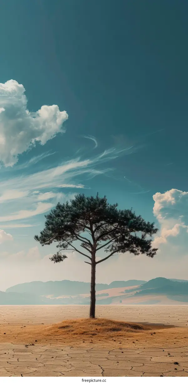 Lonely Tree in the Desert