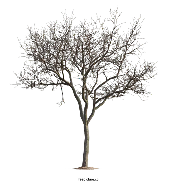 [Transparent Background PNG]Bare Winter Tree Isolated on transparent background