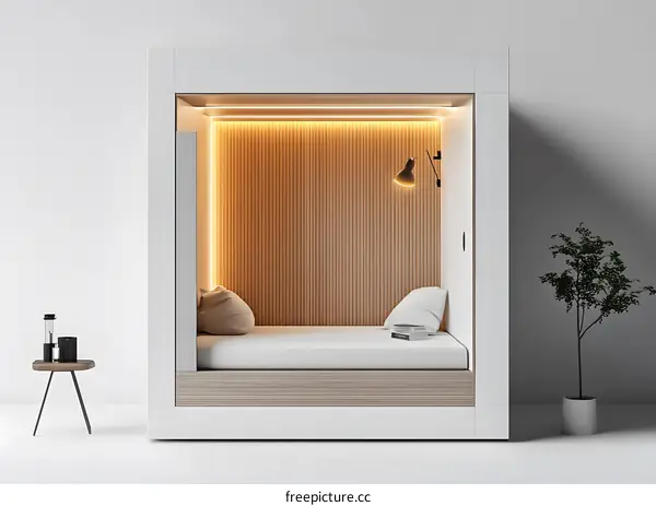 Minimalist Bedroom Pod Interior Design