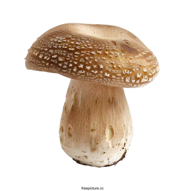 [Transparent Background PNG]Fresh Brown Cap Mushroom Isolated On White Background