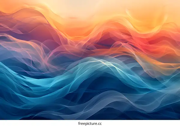Colorful Wavy Smoke