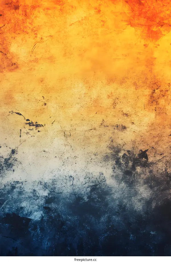 Grunge Background Texture Orange Blue