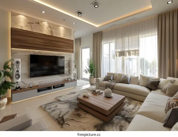 Modern Minimalist Living Room Interior Design