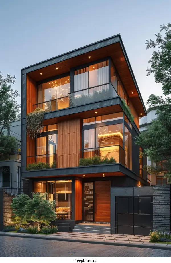 Modern Wooden Architecture Exterior Design
