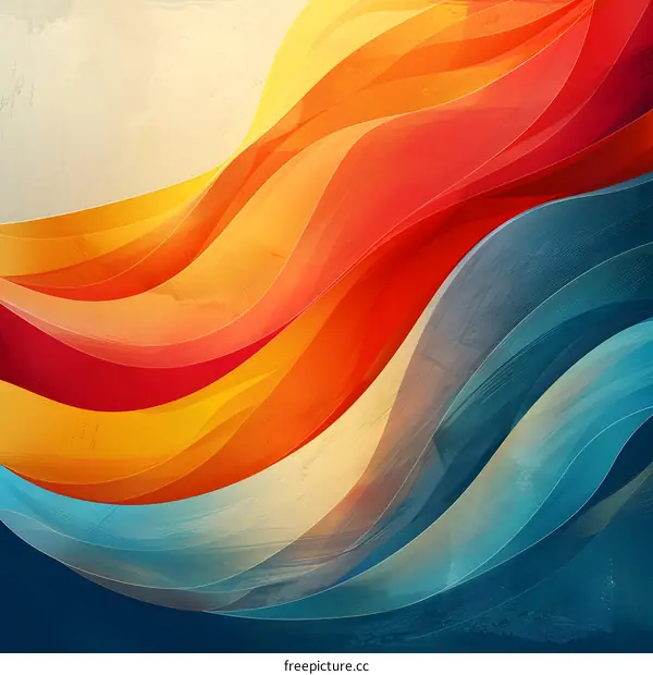 Colorful abstract painting