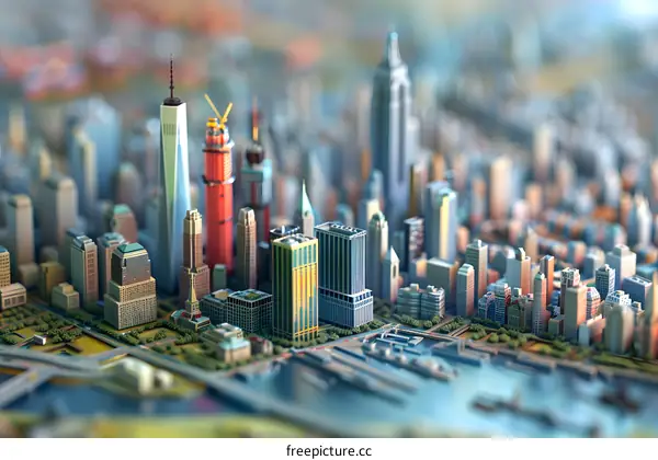 New York Cityscape Model