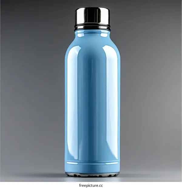 Light Blue Stainless Steel Insulated Water Bottle