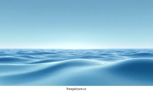 Calm Ocean Surface Illustration