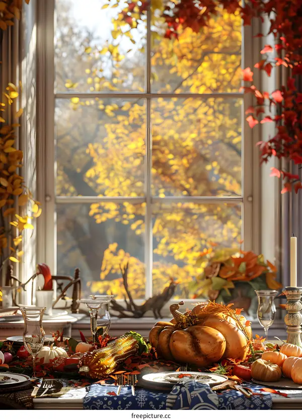 Thanksgiving Dinner Table